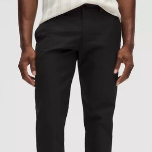 NWT Lululemon ABC Slim-Fit Trouser 34W 30L Smooth Twill Black